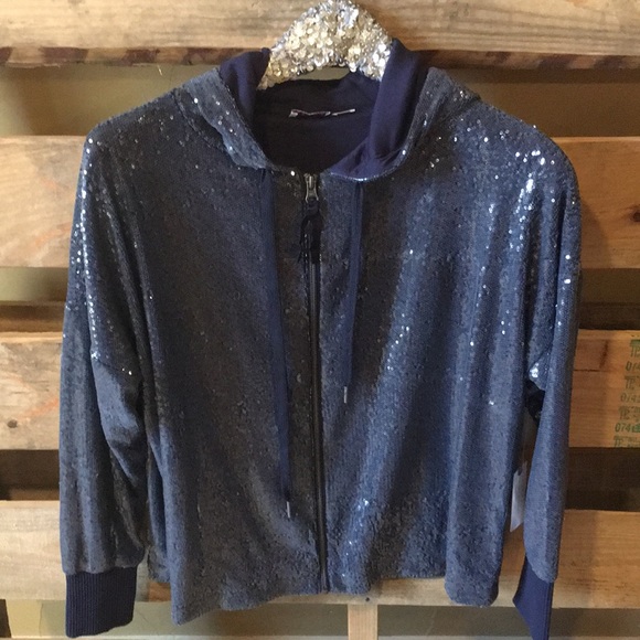 Anthropologie  Sequined Hooded Sweatshirt - Picture 4 of 7